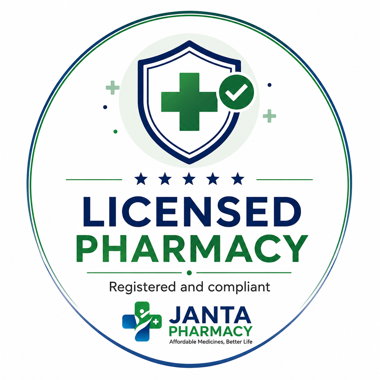 Licensed pharmacy badge